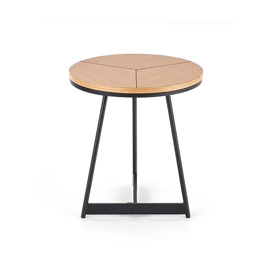 Tavolino da conferenza KARIDA-S rovere naturale/nero (1p=1pz)