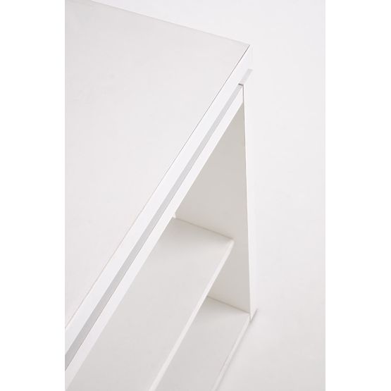 Tavolino da salotto BETTY con piano estraibile bianco (2p=1ks)