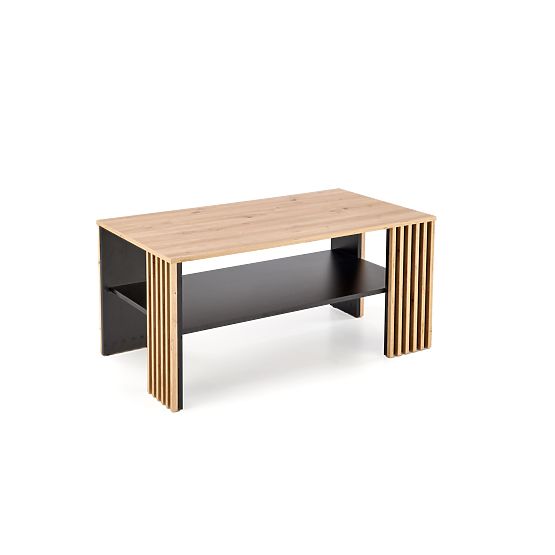 Tavolino da salotto FEMINA rovere artisan/nero