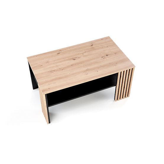 Tavolino da salotto FEMINA rovere artisan/nero