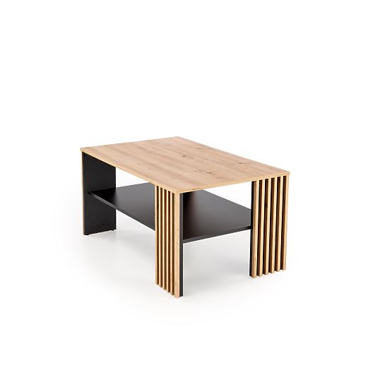 Tavolino da salotto FEMINA rovere artisan/nero