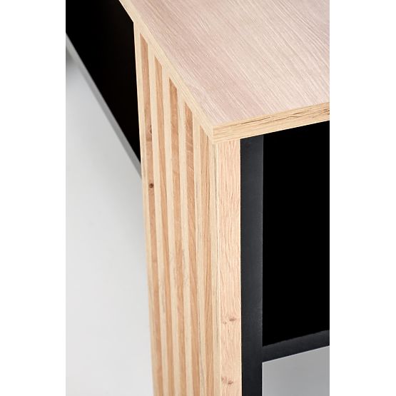 Tavolino da salotto FEMINA rovere artisan/nero