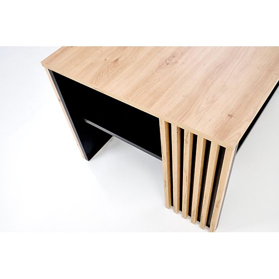 Tavolino da salotto FEMINA rovere artisan/nero