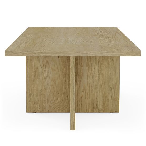 Tavolino da salotto Jose, rettangolare, Rovere Cremona Torro