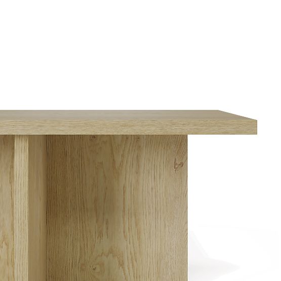 Tavolino da salotto Jose, rettangolare, Rovere Cremona Torro