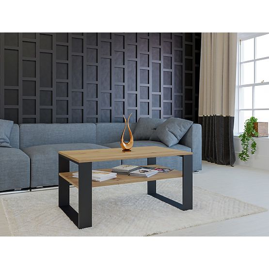 Tavolino da salotto Modern 1P ARTISAN NERO