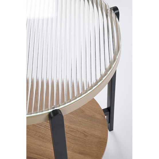 Tavolino KAMALA S, naturale / nero (1p=1pz)