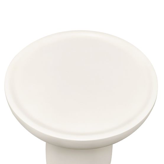 Tavolino laterale Lagoon 45 cm, beige, opaco