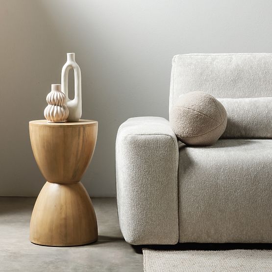 Tavolino laterale Lavia 35 cm, legno di mango