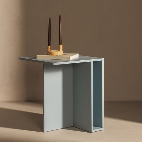 Tavolino Laterale Yaso Blu Gesso