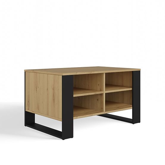 Tavolino Modern 4P Rovere Artisan Nero