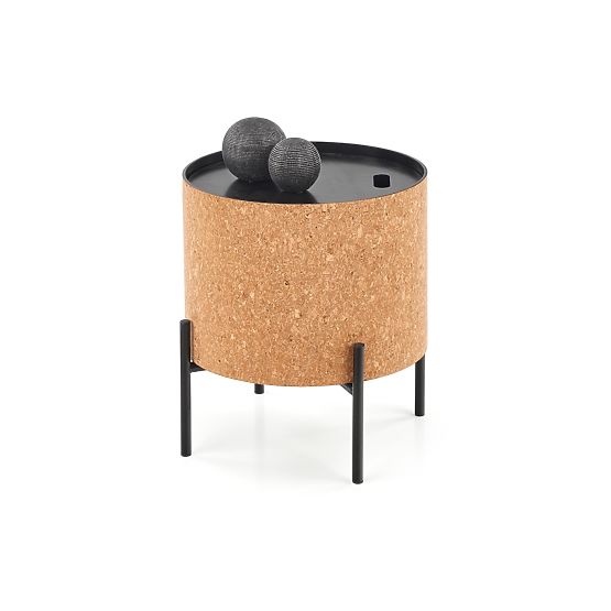 Tavolino SASHA naturale/nero (1p=1pz)