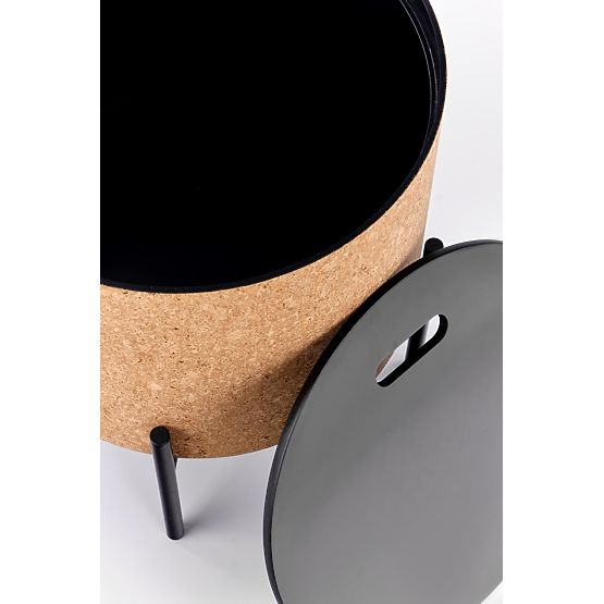 Tavolino SASHA naturale/nero (1p=1pz)