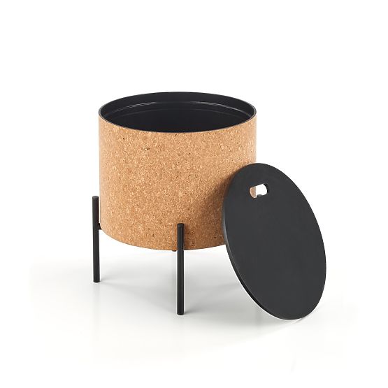 Tavolino SASHA naturale/nero (1p=1pz)