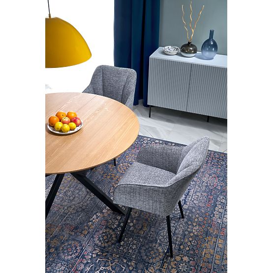 Tavolo allungabile ACORD, naturale / nero (2p=1ks)