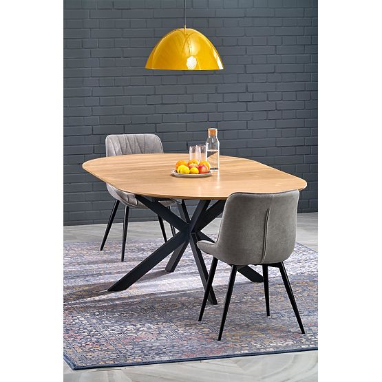 Tavolo allungabile ACORD, naturale / nero (2p=1ks)