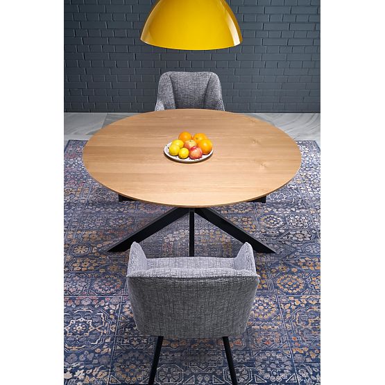 Tavolo allungabile ACORD, naturale / nero (2p=1ks)