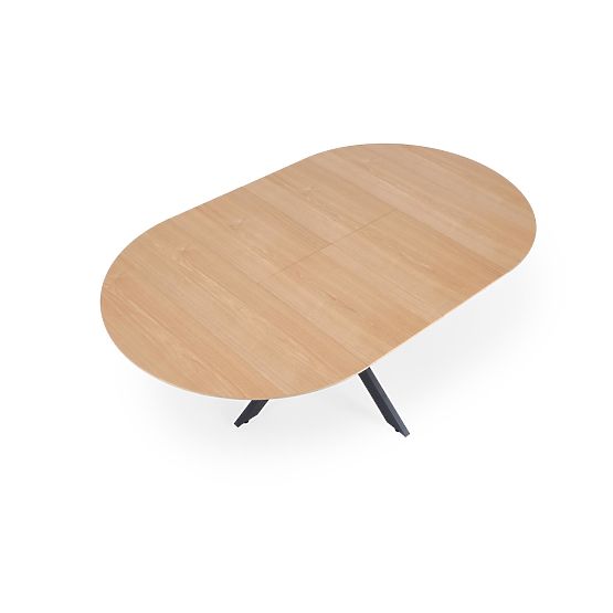 Tavolo allungabile ACORD, naturale / nero (2p=1ks)