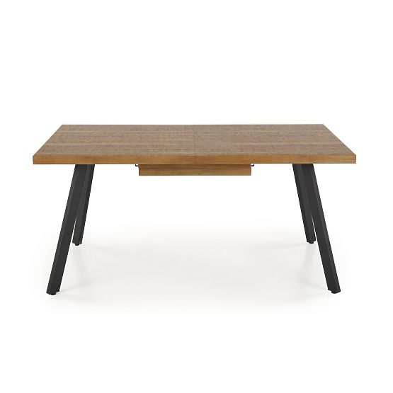 Tavolo allungabile BERLIN 140-180 cm, piano - noce, struttura - nero (2p=1ks)
