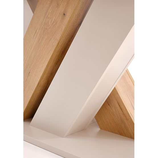 Tavolo allungabile BRANDON 160-200/90 cm cashmere/rovere cremona (2p=1ks)