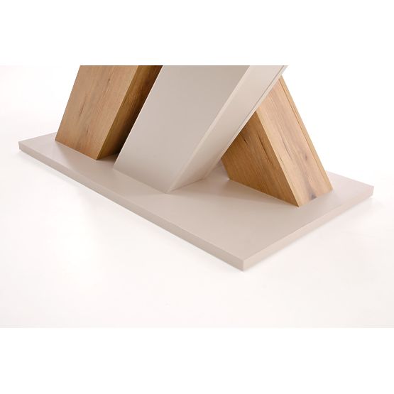 Tavolo allungabile BRANDON 160-200/90 cm cashmere/rovere cremona (2p=1ks)