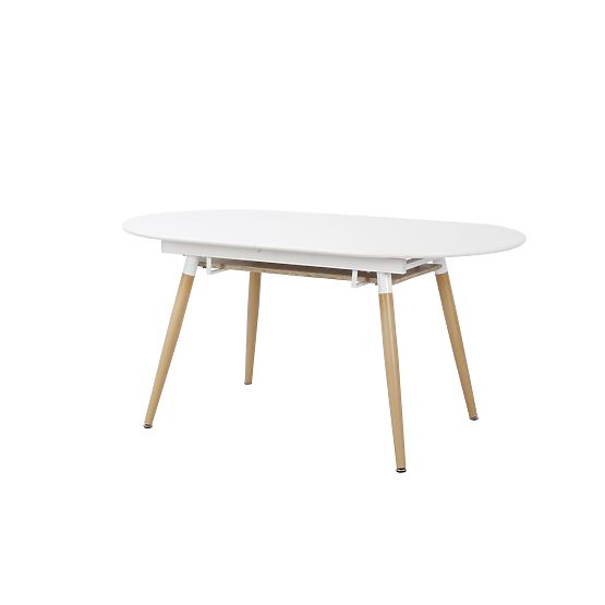 Tavolo allungabile CALIBER bianco / rovere san remo (1p=1pz)