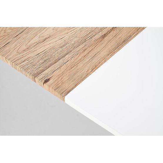 Tavolo allungabile CALIBER bianco / rovere san remo (1p=1pz)
