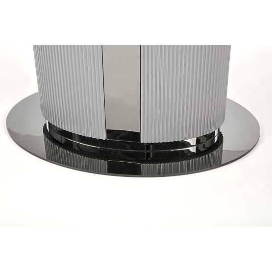 Tavolo allungabile DANCAN, marmo bianco / grigio / grigio chiaro / nero (3p=1ks)