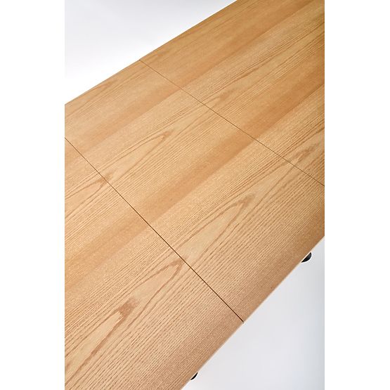 Tavolo allungabile DERRICK rovere naturale / nero (2p=1ks)