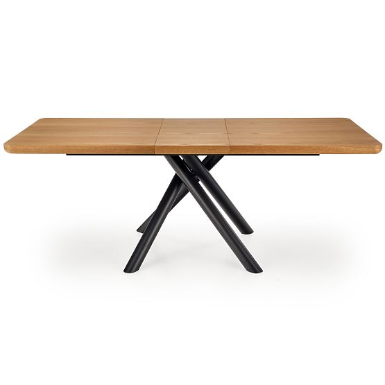 Tavolo allungabile DERRICK rovere naturale / nero (2p=1ks)