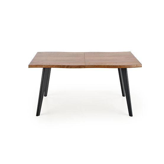 Tavolo allungabile DICKSON 120-180/80 cm, piano - naturale, gambe - nere (2p=1ks)