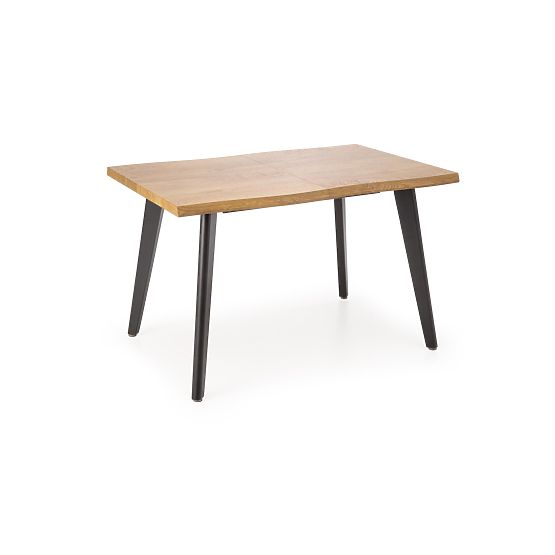 Tavolo allungabile DICKSON 2 150-210/90 cm, piano - naturale, gambe - nere (2p=1pz)