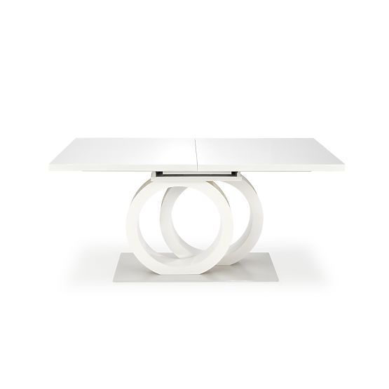 Tavolo allungabile GALARDO, bianco / oro (3p=1ks)