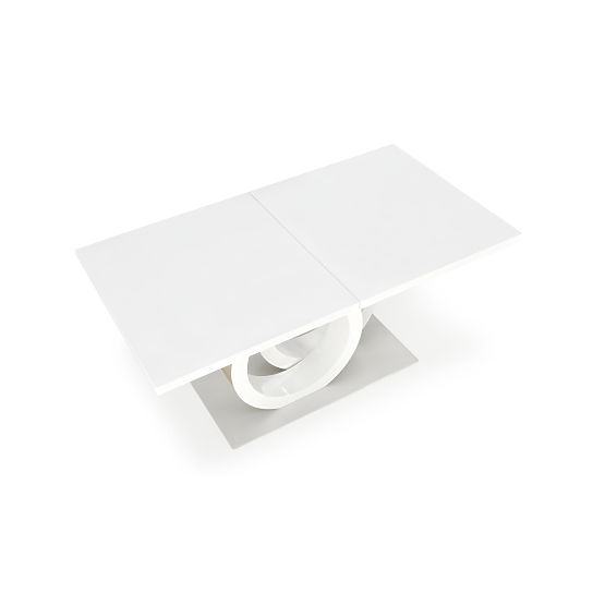 Tavolo allungabile GALARDO, bianco / oro (3p=1ks)