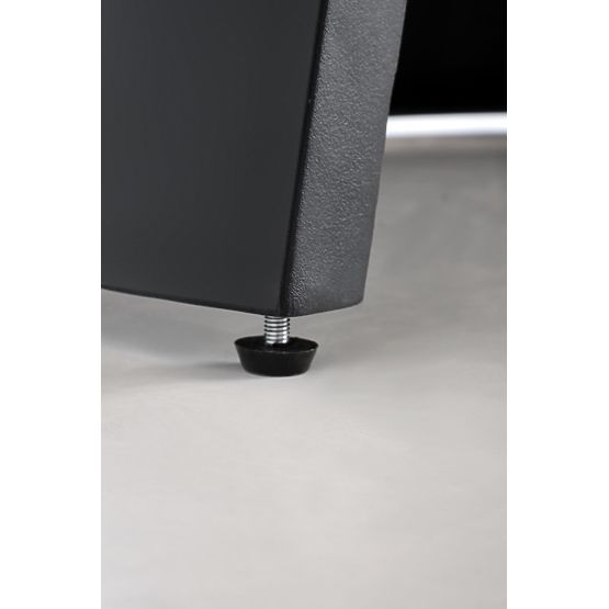 Tavolo allungabile GIACOMO, piano - naturale, gambe - nere (2p=1ks)