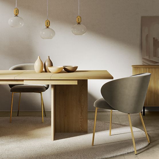 Tavolo allungabile Jose 140-200 cm, rettangolare, Rovere Cremona Torro