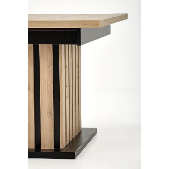 Tavolo allungabile LAMELLO 160-210/90 cm rovere artisan/nero
