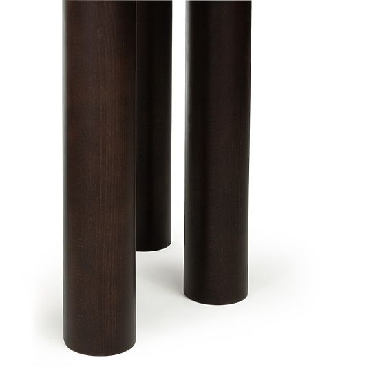 Tavolo allungabile Loa 140-200 cm, impiallacciatura di quercia, noce, legno di faggio, arrotondato