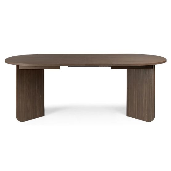 Tavolo allungabile Mou 140-200 cm, Noce Lincoln, piano ovale