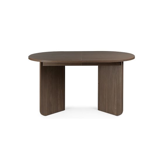 Tavolo allungabile Mou 140-200 cm, Noce Lincoln, piano ovale