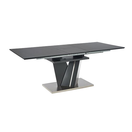Tavolo allungabile SALVADOR piano - cenere scuro, gambe - cenere scuro (3p=1ks)