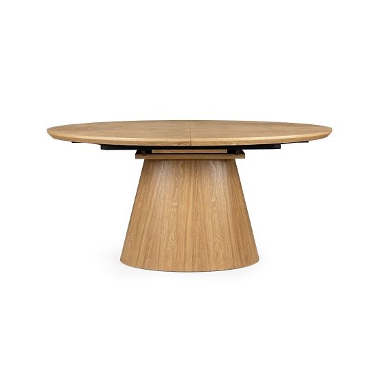 Tavolo allungabile Solan 160-200 cm, ovale, naturale