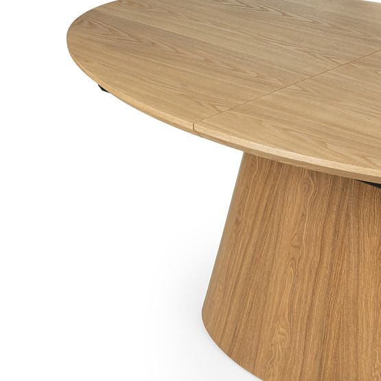 Tavolo allungabile Solan 160-200 cm, ovale, naturale
