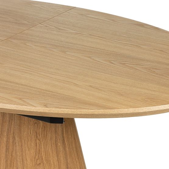 Tavolo allungabile Solan 160-200 cm, ovale, naturale