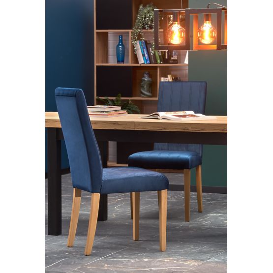 Tavolo allungabile TIAGO 140-220/80 piano: rovere craft, gambe: nere