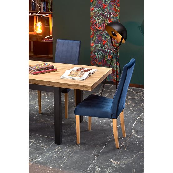 Tavolo allungabile TIAGO 140-220/80 piano: rovere craft, gambe: nere