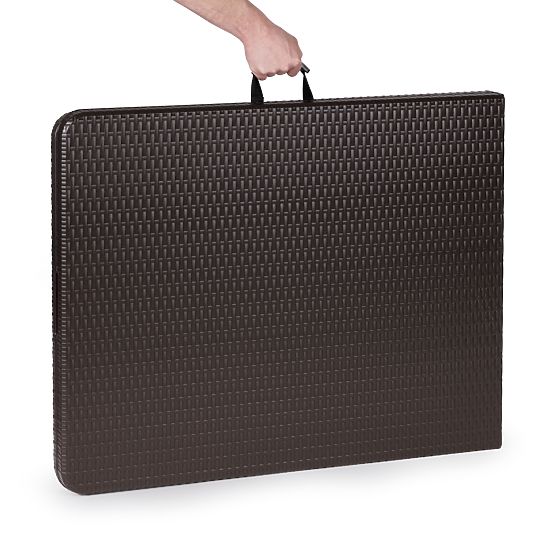 Tavolo da banchetto pieghevole da giardino 180 cm rattan ModernHome