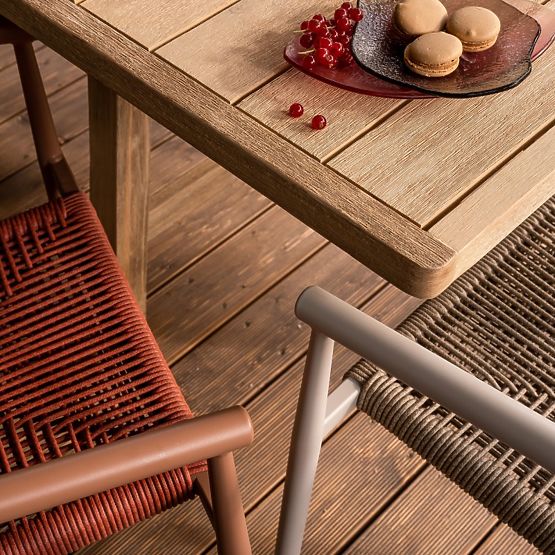 Tavolo da giardino allungabile Castello, 200-295 cm, aspetto teak, legno di acacia FSC