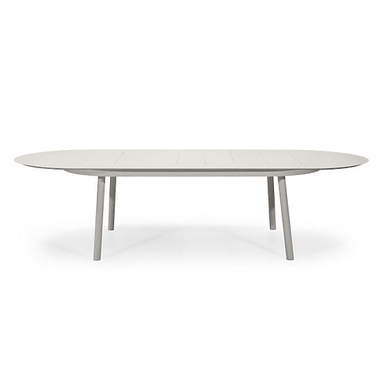 Tavolo da giardino allungabile Marinelli 230-300 cm, in alluminio, beige chiaro