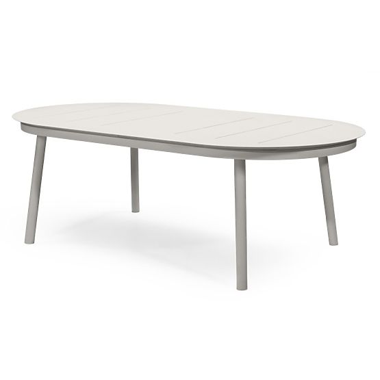 Tavolo da giardino allungabile Marinelli 230-300 cm, in alluminio, beige chiaro
